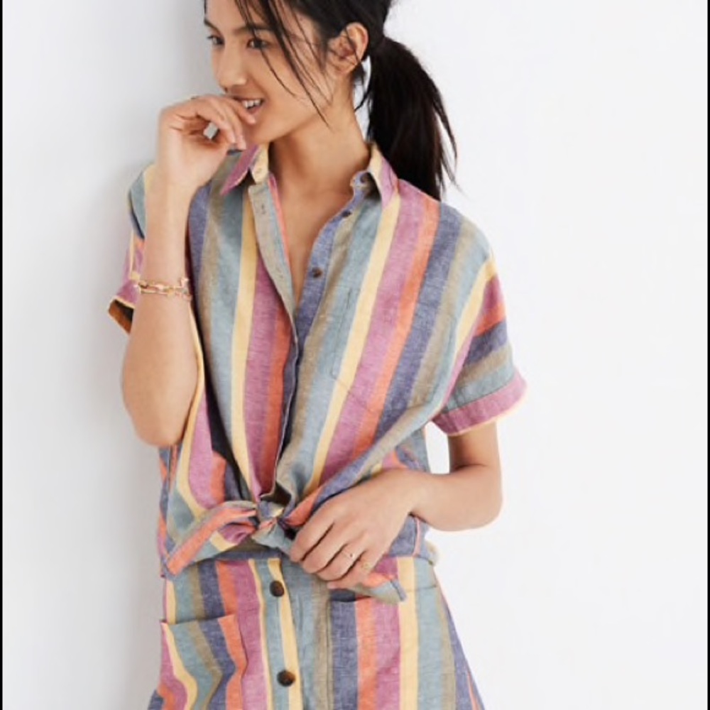 Madewell Linen Top 🌿